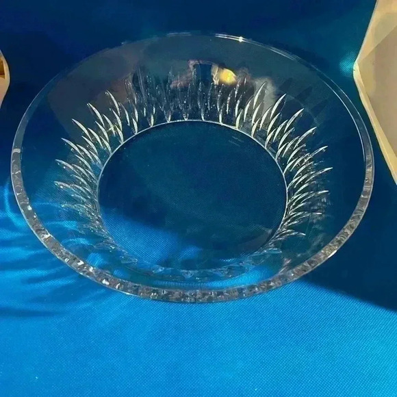 Vera Wang Wedgwood 11 in. Lead Crystal Salad Bowl, Etched Name - Picture 5 of 5
